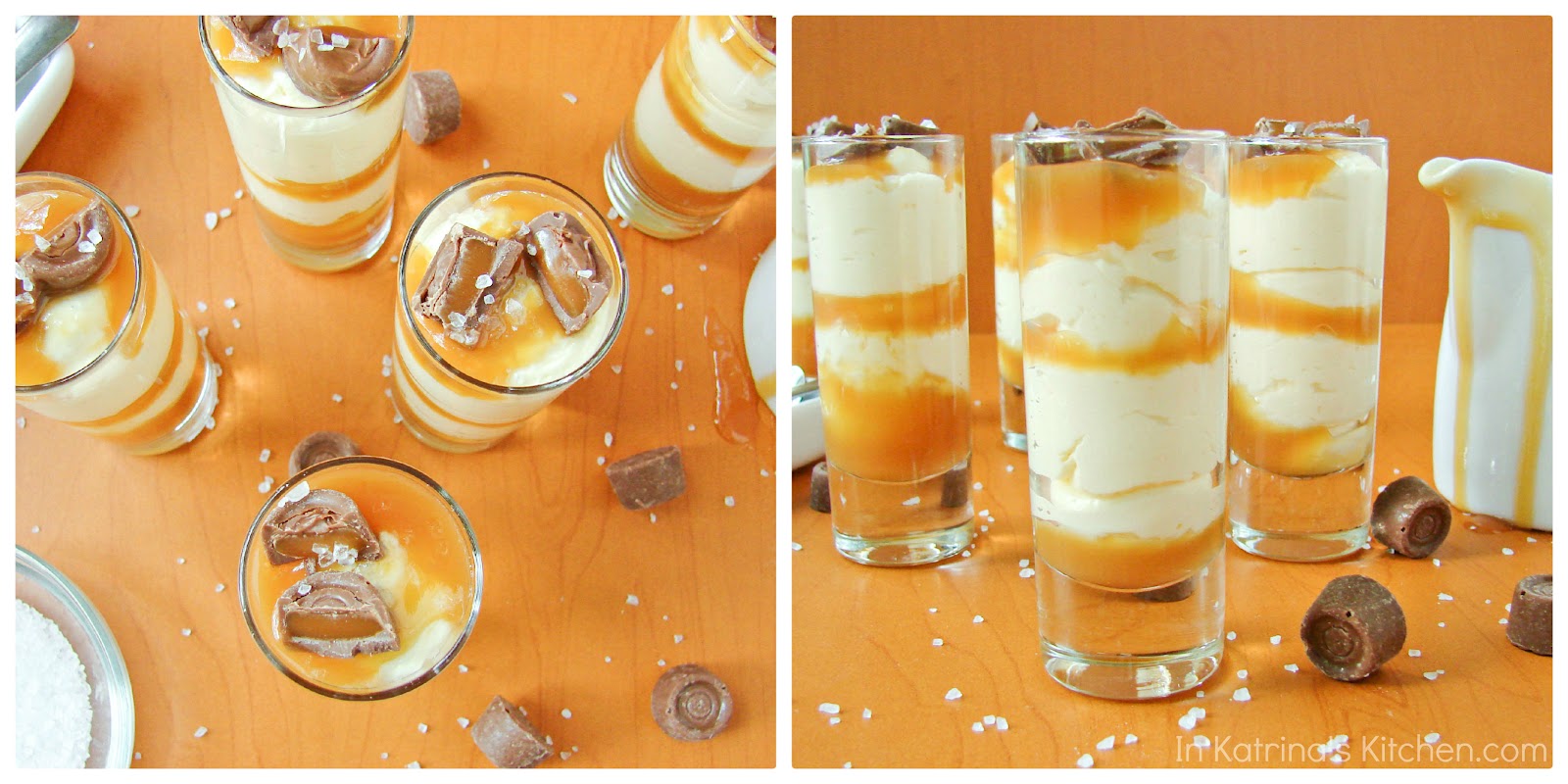 Salted Caramel Cheesecake Shooters Recipe In Katrina's Kitchen