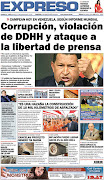 Portada del Periodico Expreso en Peru, Sabado 9 de Abril de 2.011 (portada )