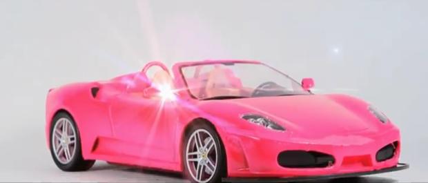 A Pink Ferrari