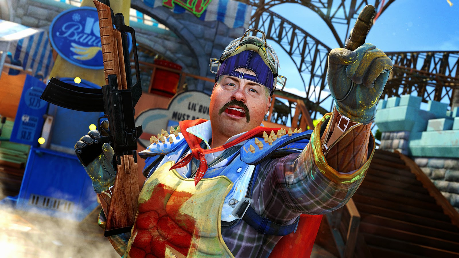 Sunset Overdrive (in 2022) Review (Game Pass) - Blink 182 Tie Die Murder 
