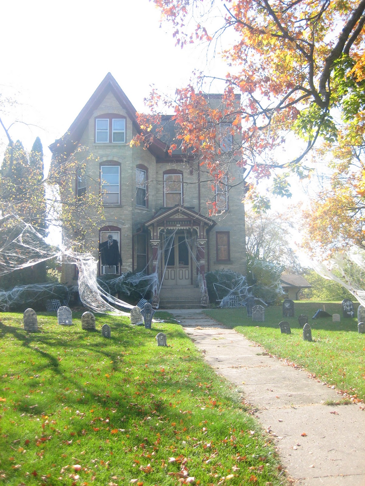 Le Beau Paon Victorien A Haunted House in the Neighborhood