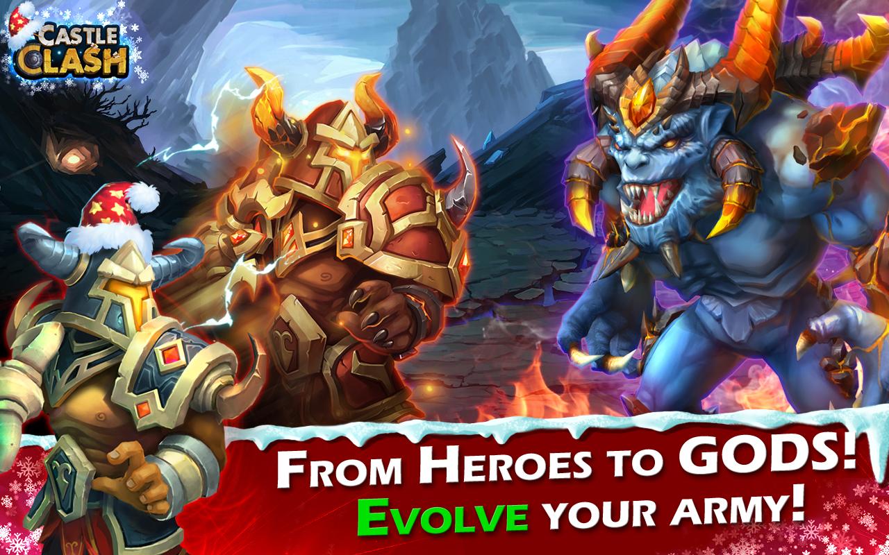 how to evolve your hero in castle clash