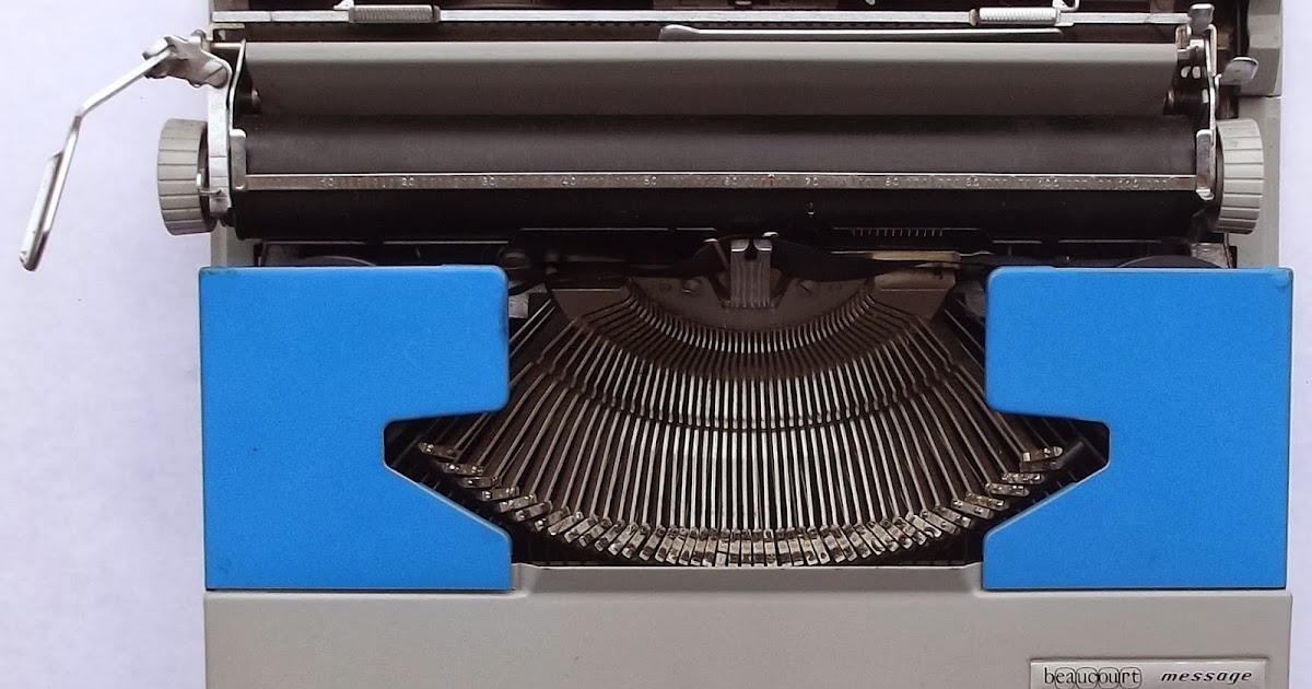 oz.Typewriter By Populaire Demand, French Typewriter Movie Finally