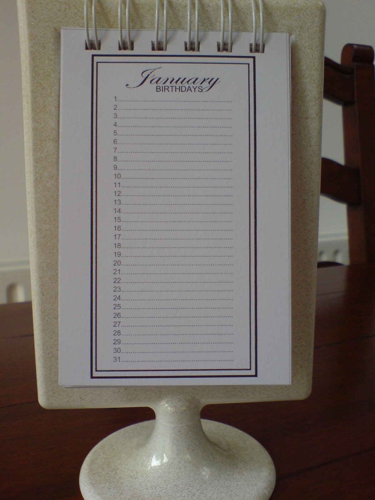 aok's paper stuff and more Ikea Tolsby frame Birthday Book