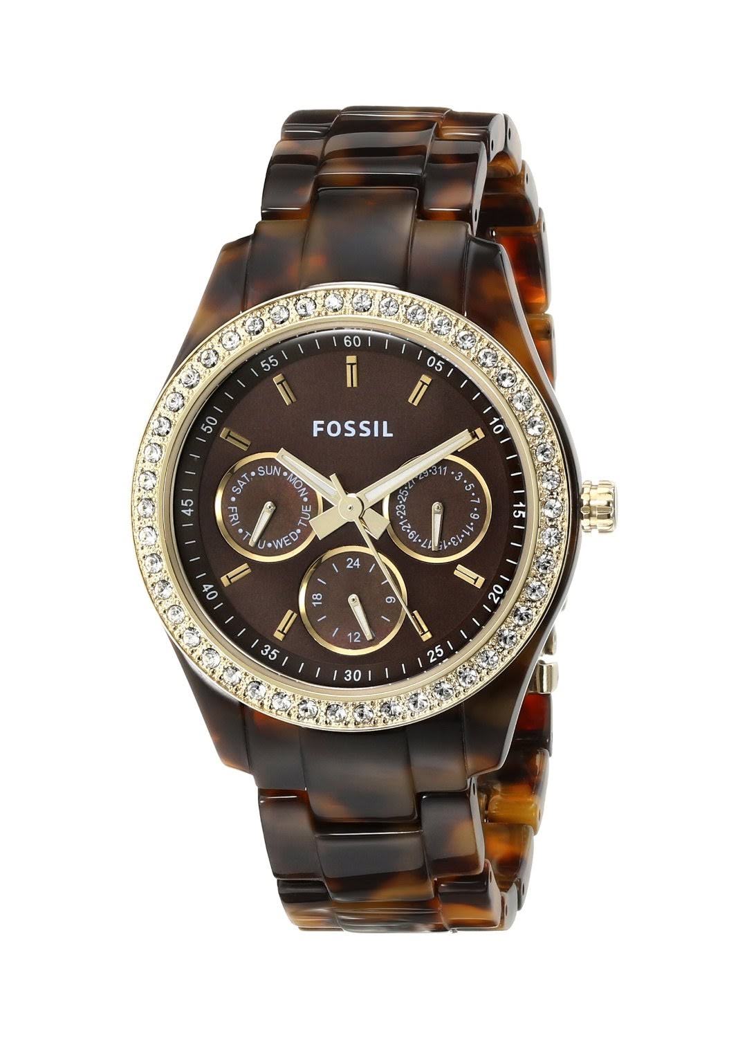 Home, Garden & More... Fossil Women's ES2795 Stella TortoiseshellTone
