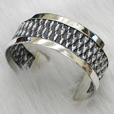 Silver ring by Pat Jones
