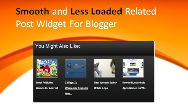 Related post widget for blogger