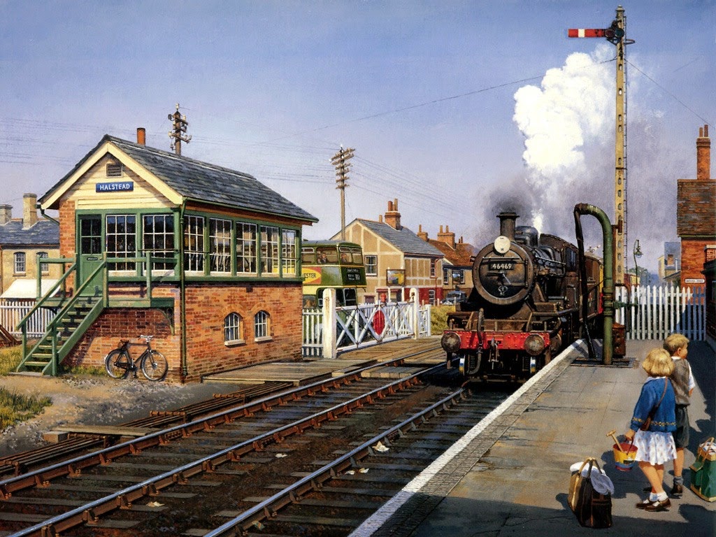 Steam Memories Malcolm Root and his railway art