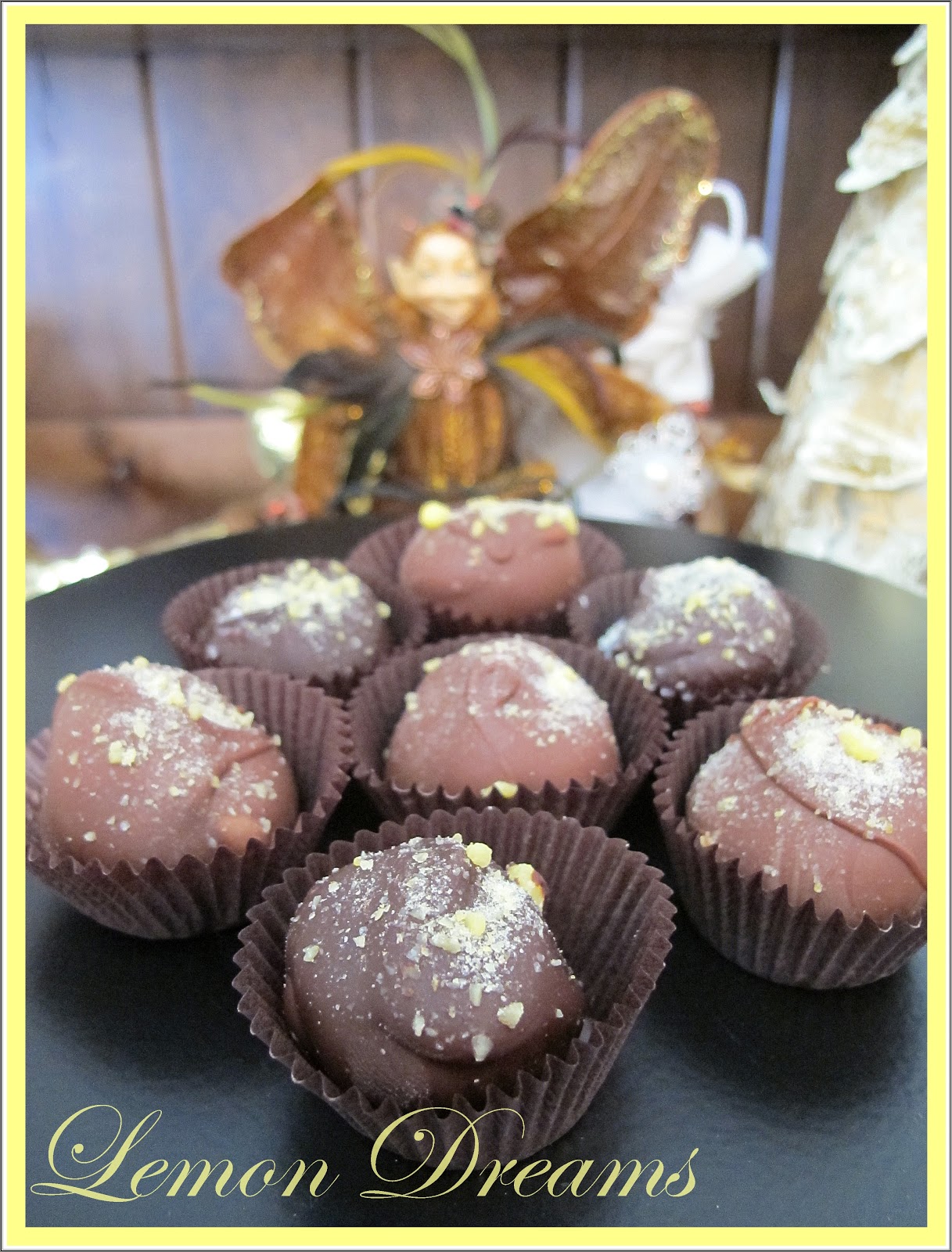 Lemon Dream Chocolates Mrs. Claus Dipping Factory 2012 Purple