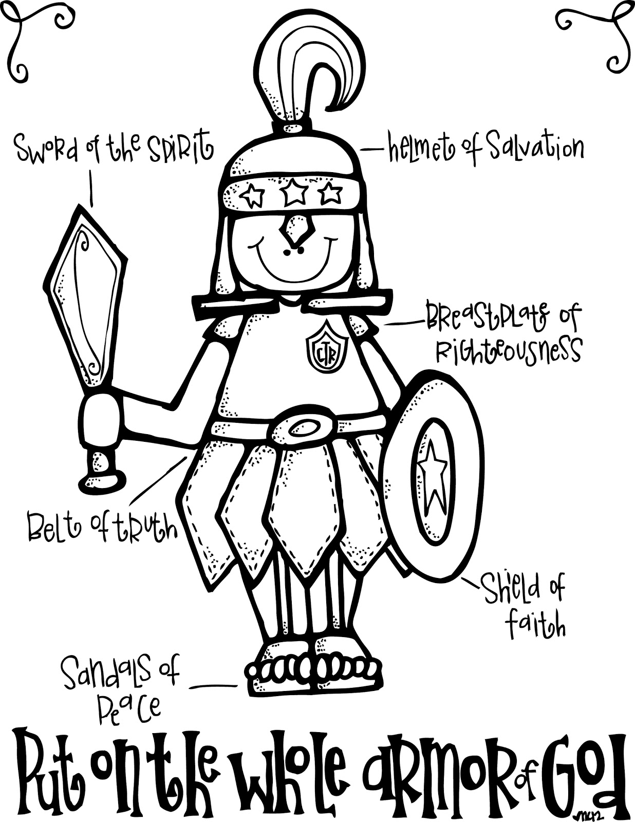 Melonheadz LDS illustrating The Armor of God