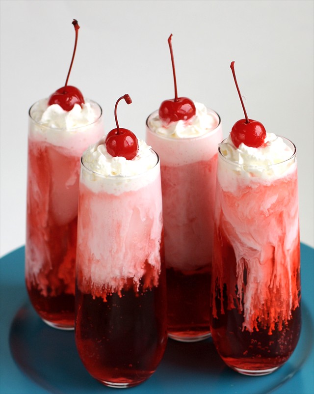 Uma's Recipes Red Carpet Raspberry Mocktail Non Alcholic Drink