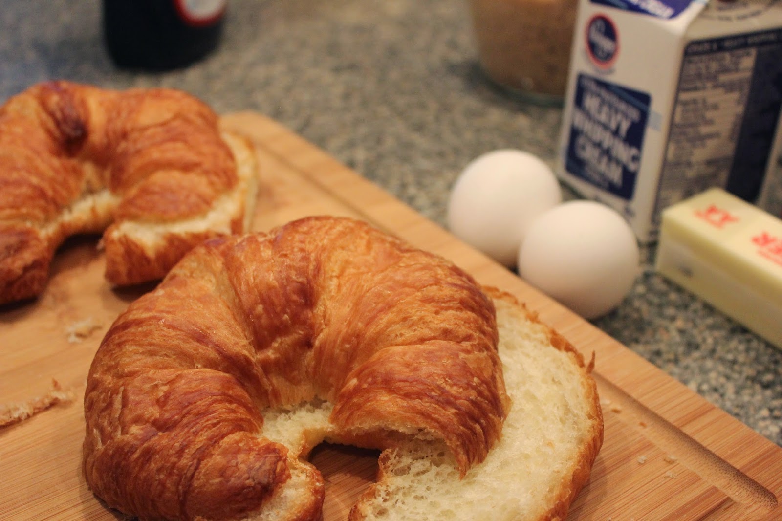 Croissant French Toast Recipe Gold and Bloom
