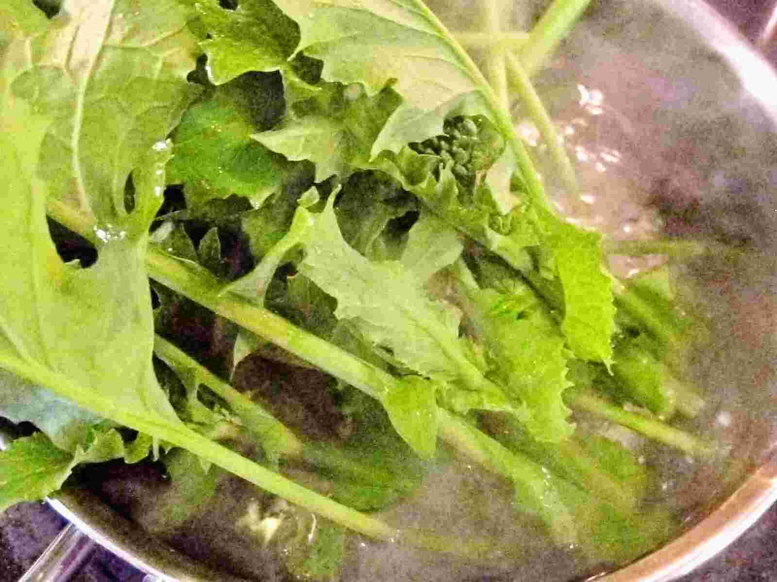 Recipes for Tom Nanohana no namuru / field mustard namul (gochujang