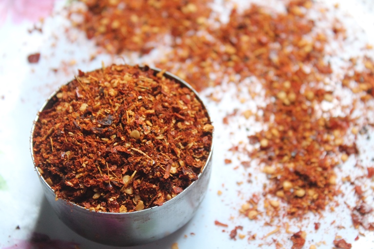 Homemade Red Pepper Powder Recipe Roasted Red Chilli Powder Recipe