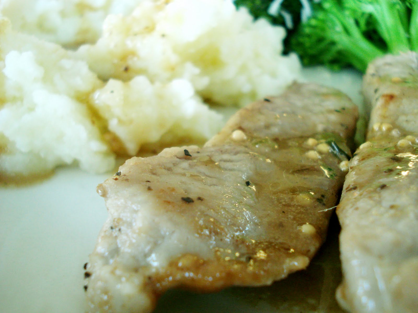 Compliments To The Chef Sauteed Pork Cutlets with MustardCider Sauce