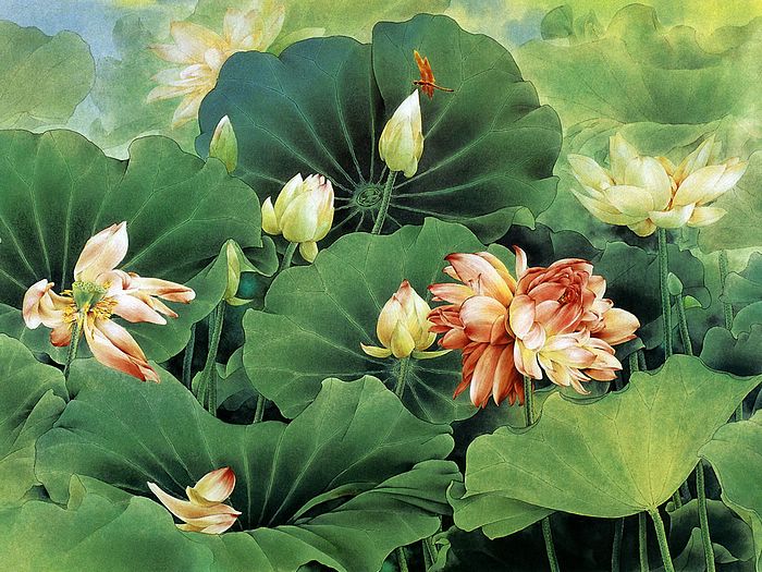Art Wall Decor: Traditional Chinese Flower Painting Artists | Famous