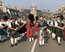 Massed Pipe Bands in Dufftown