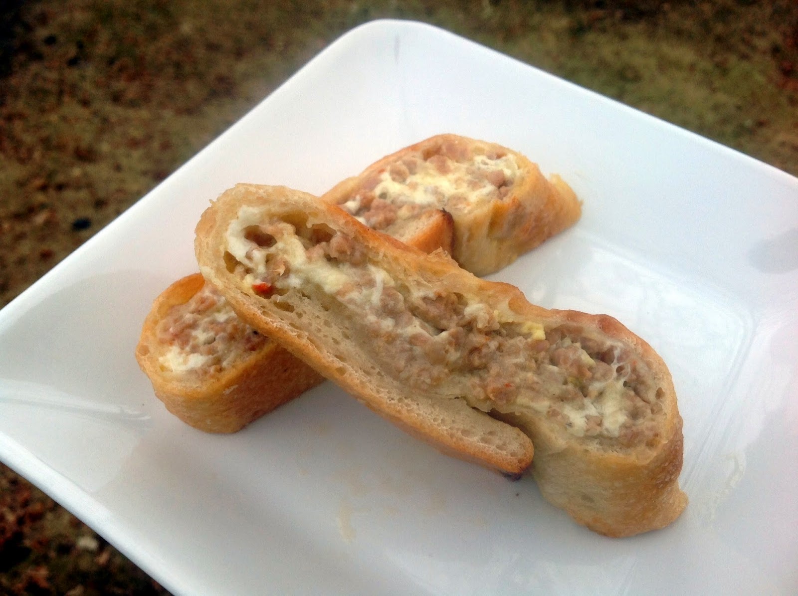 A Couple in the Kitchen Sausage Bread for Secret Recipe Club
