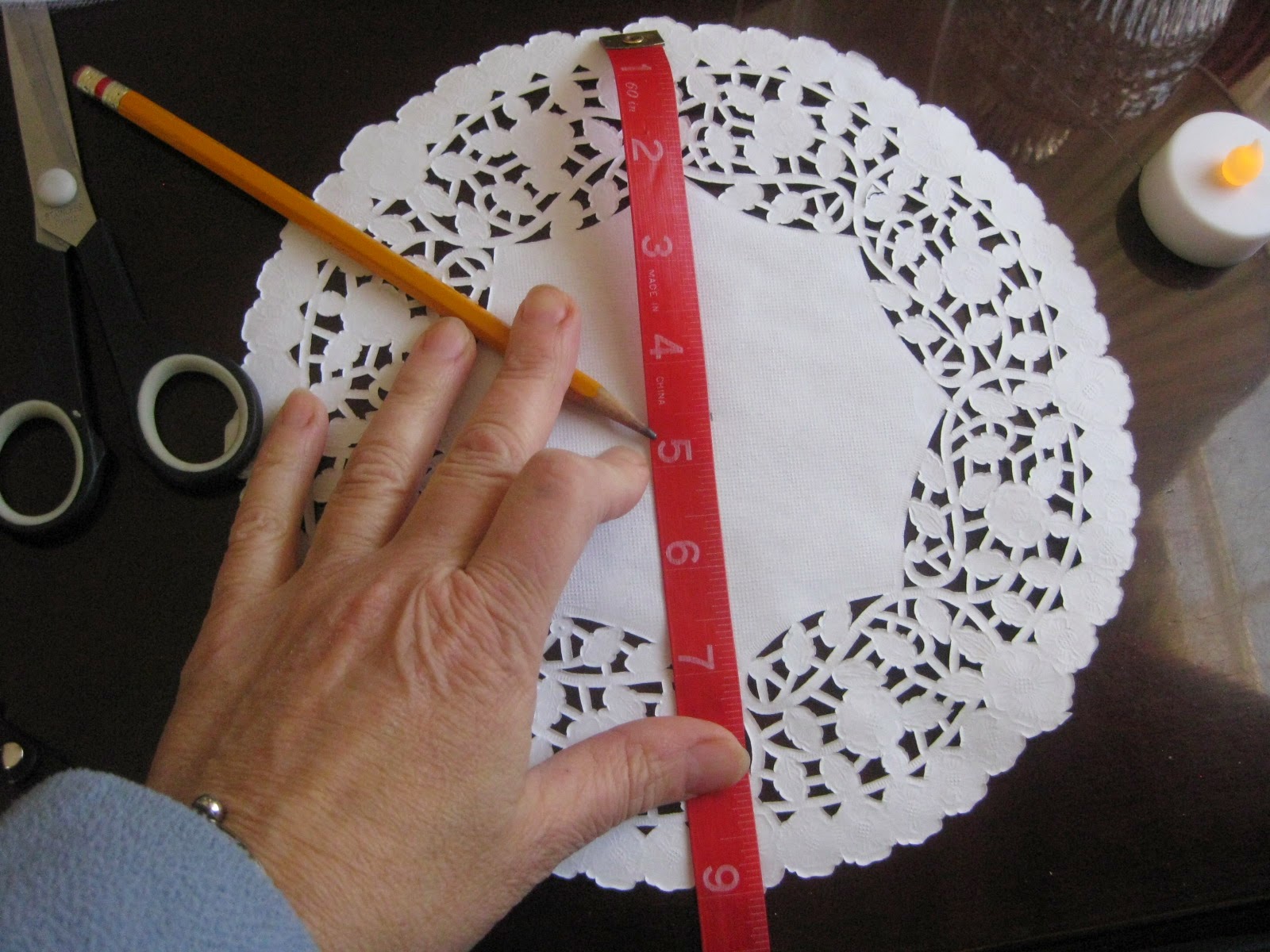 DEVOTED2DOILIES PAPER LACE DOILY BATTERY TEA LIGHT CANDLE LAMP SHADES