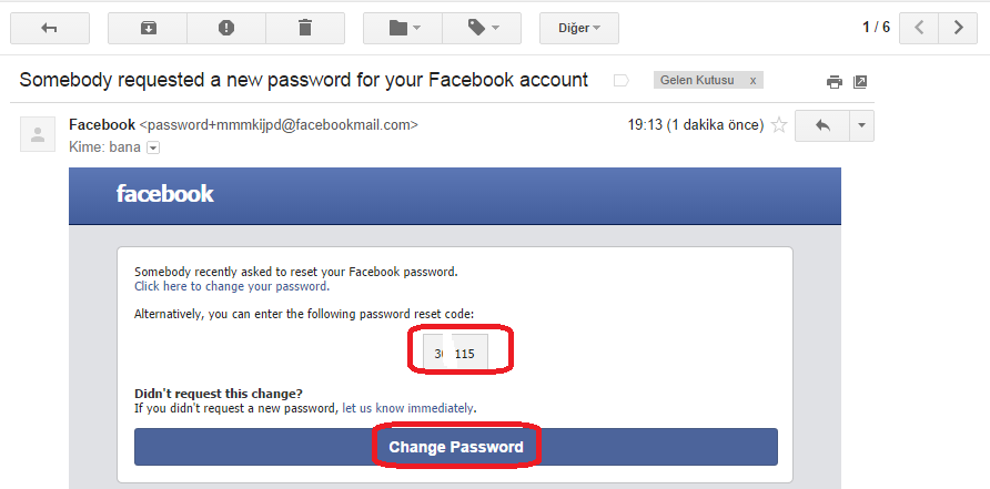 i cant recover my facebook password