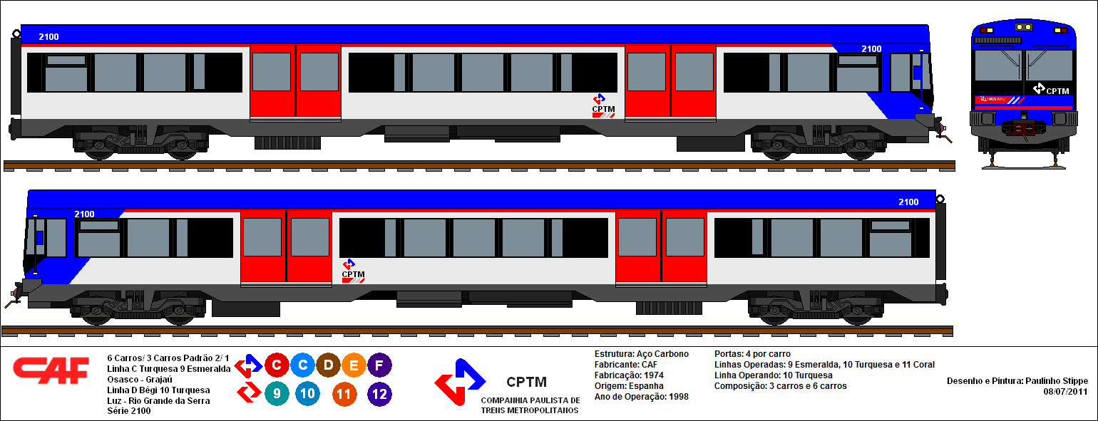 Desenhos De Trens Urbanos 2013