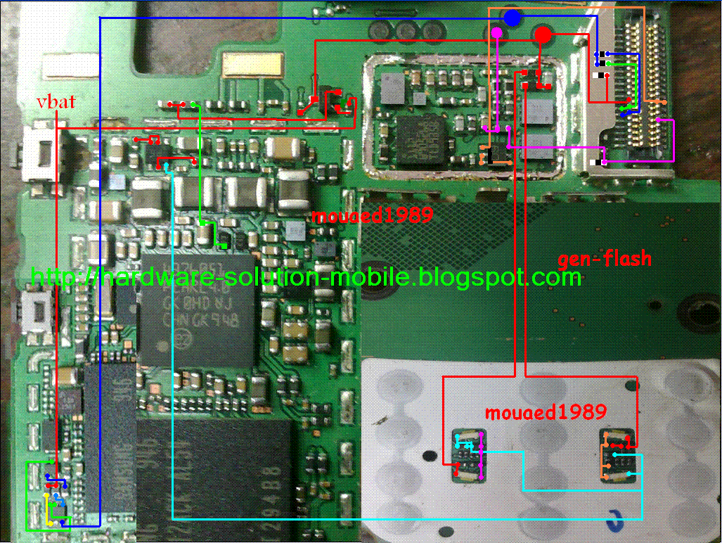 حل مشكلة اضاءة الشاشة والكيباد نوكيا X3-00 X3-00+KEYPAD+LIGHT,DISPLAY+LIGHT+SOLUTION