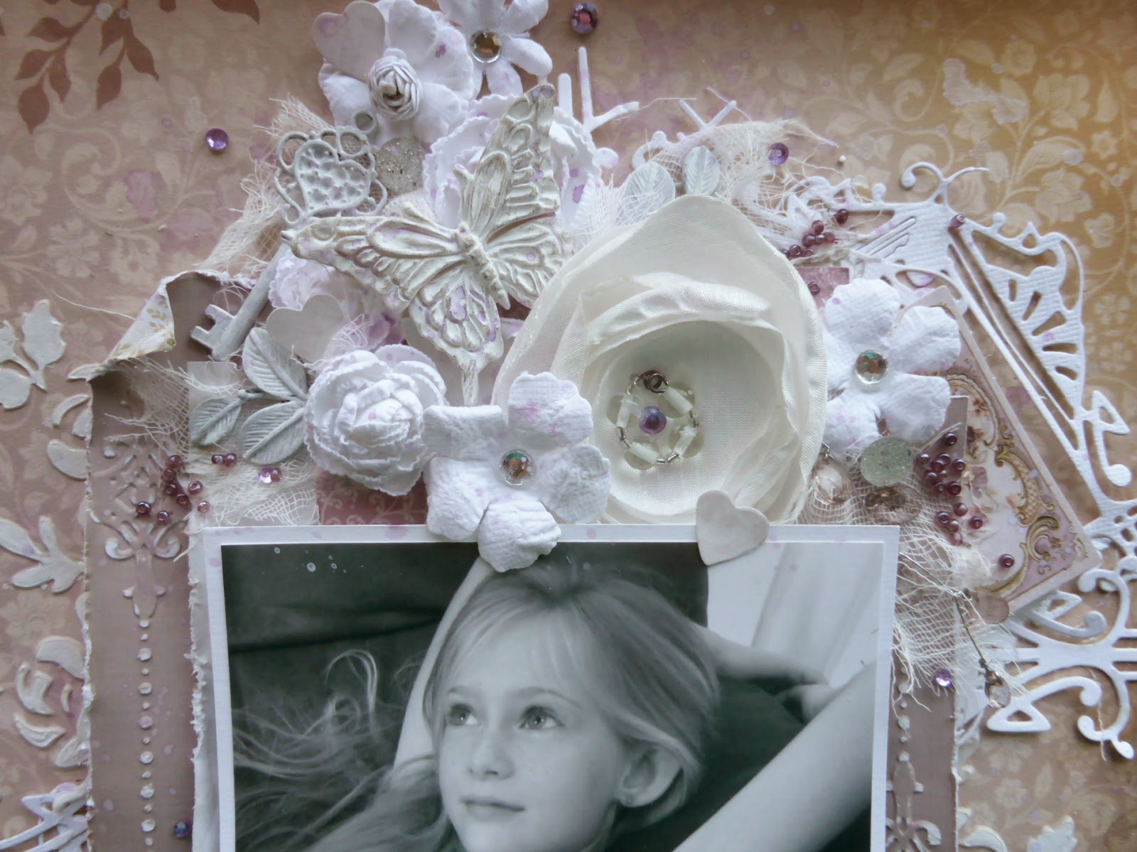 Cherish Layout by Guest Designer Bec Couture Creations