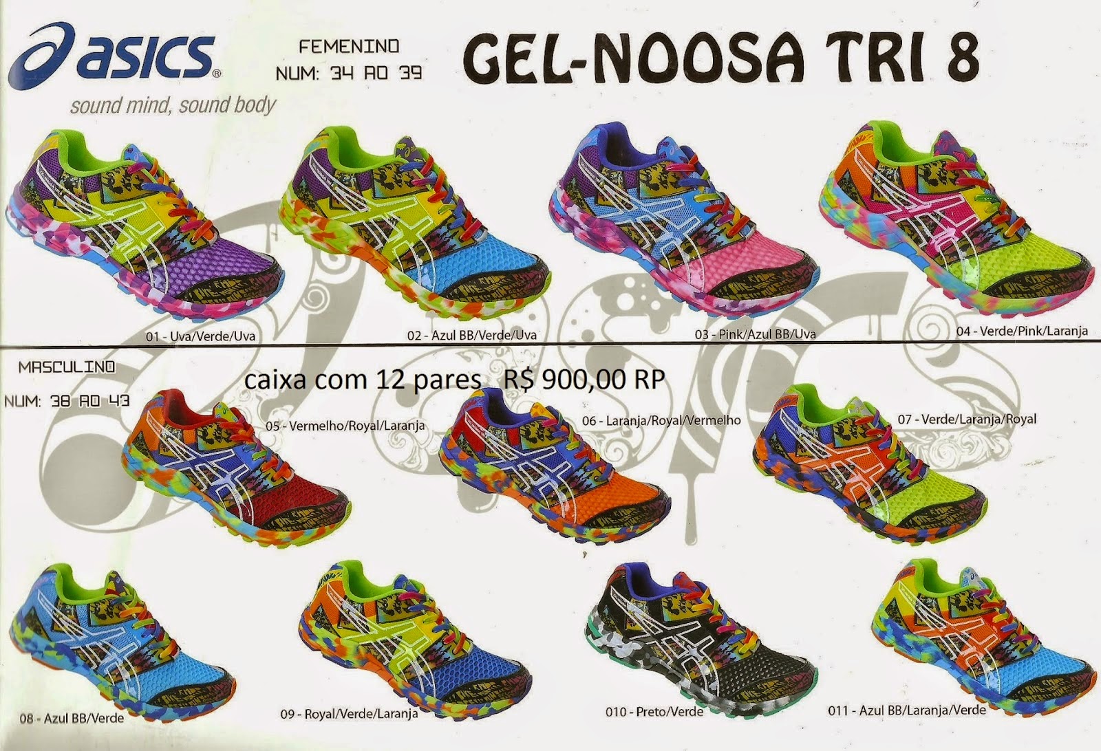 tenis asics gel noosa tri 8