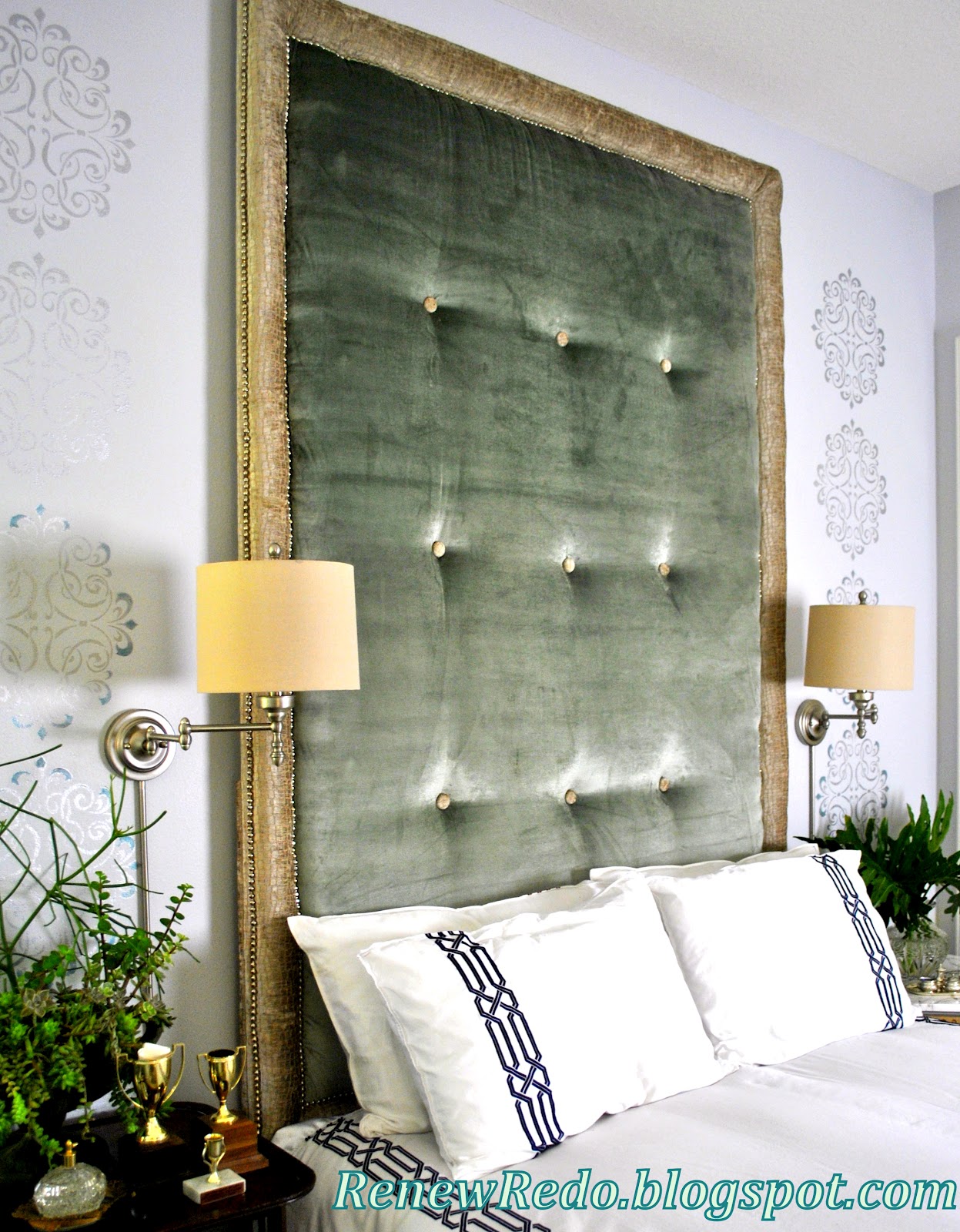 ReNew ReDo! 8 Foot Velvet Headboard How To!