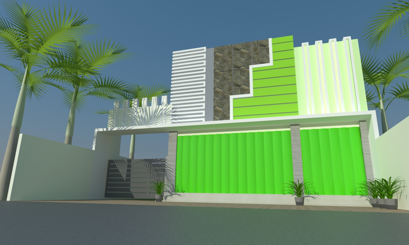 Desain Rumah Toko (Ruko) 1 Lantai di Blitar, Agus