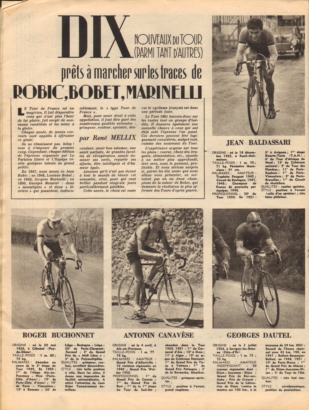 Cycling Passions 38th Tour de France 1951