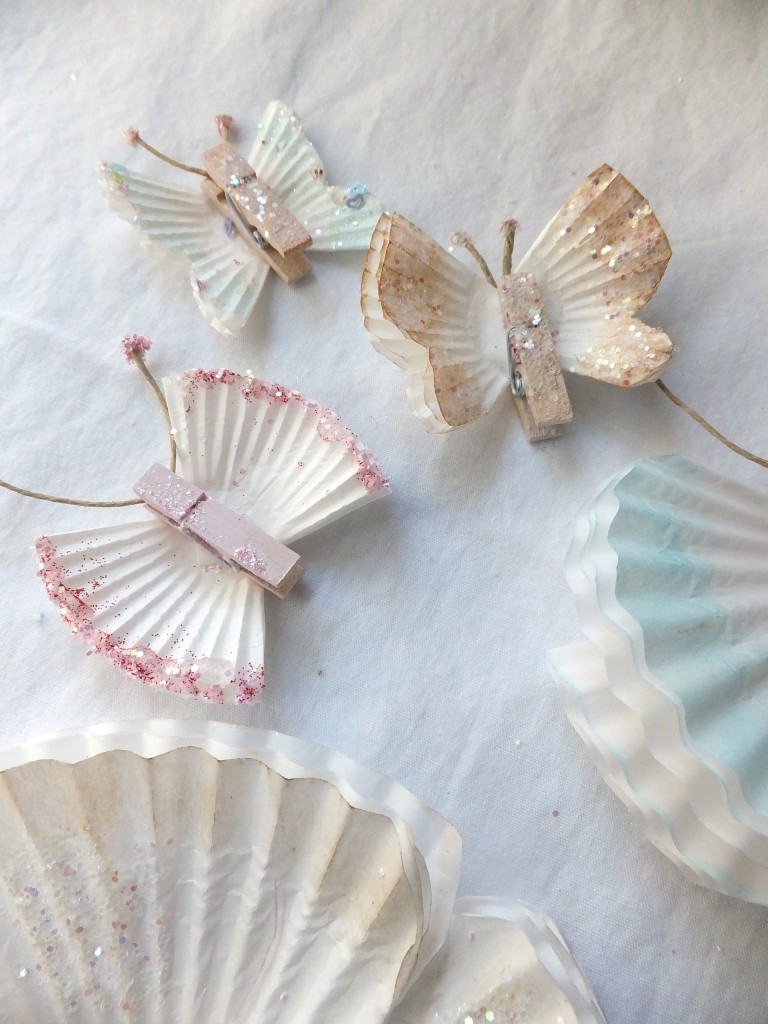 How To Make Cute Butterflies Out Of Cupcake Liners DIY Craft Projects