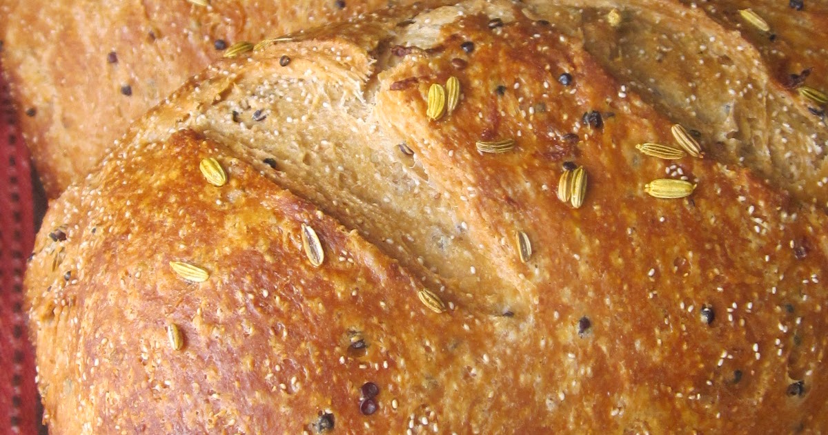 Chef Tess Bakeresse Whole grain Kamut Bread with Teff and Black quinoa