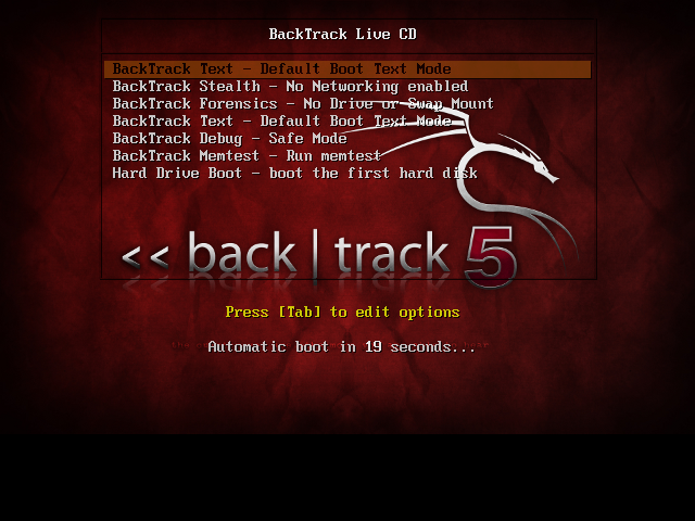 Installing backtrack 5 R3