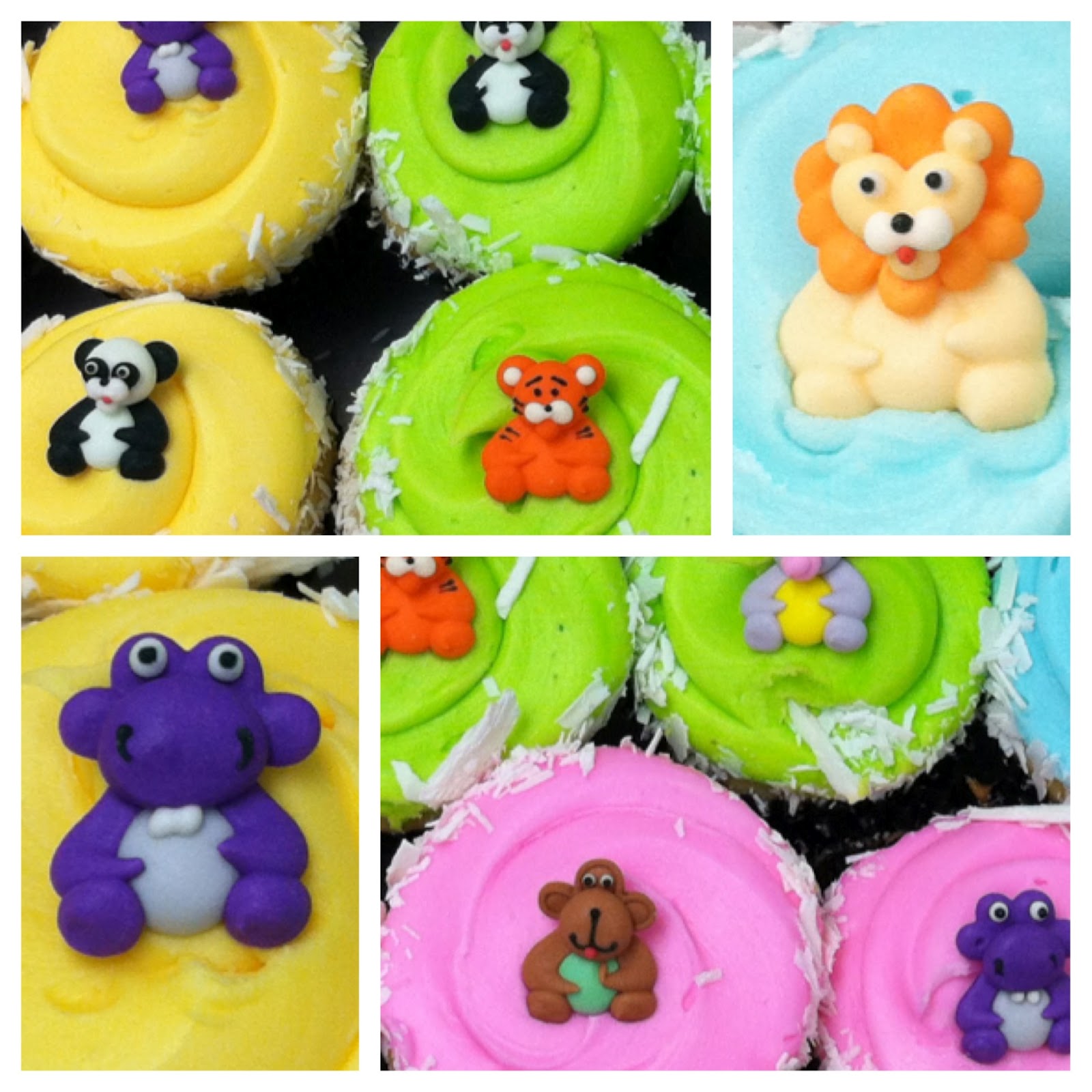 Lola Pearl Bake Shoppe Safari Cupcakes = Perfect for A Baby Shower