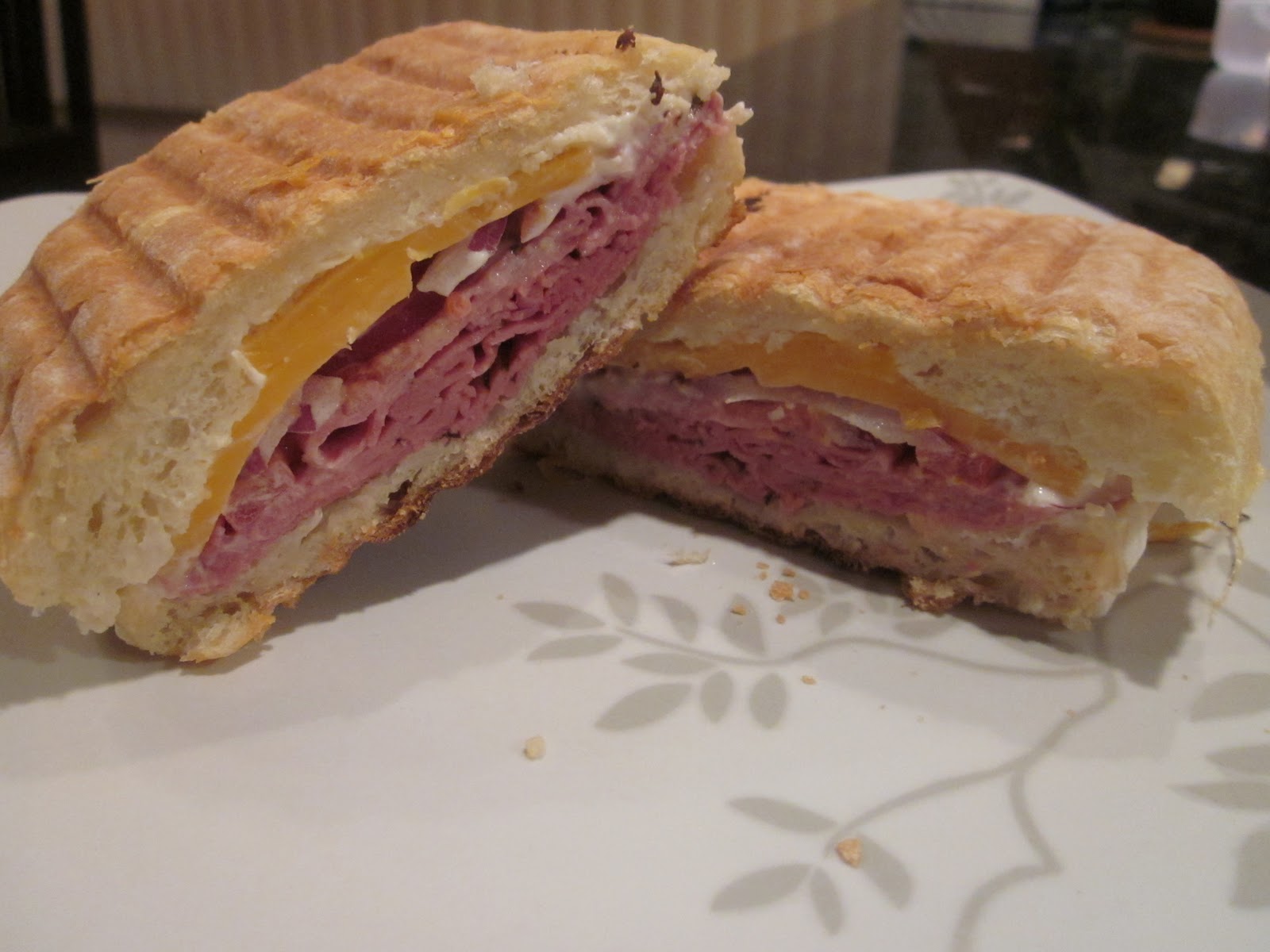 May the Fork Be with You Roast Beef and Cheddar Sandwich