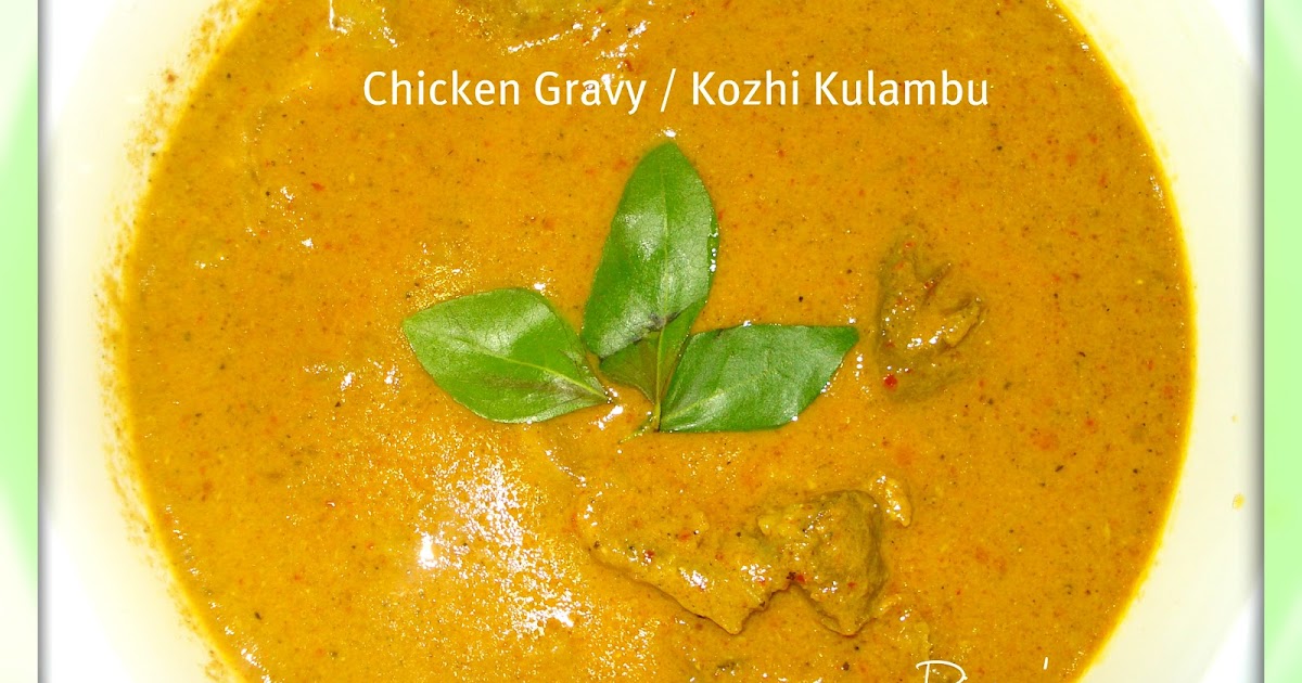 South indian Style Chicken Gravy Kozhi Kulambu Broiler Chicken