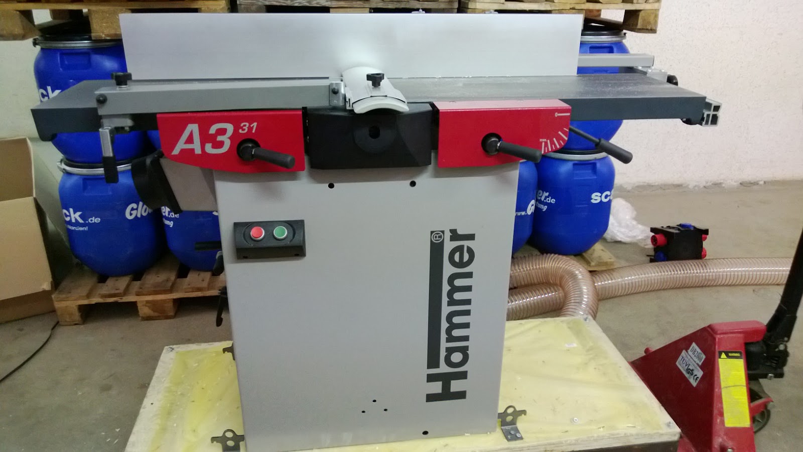 Freudis Holzwerkstatt Neue Hobelmaschine Hammer A31