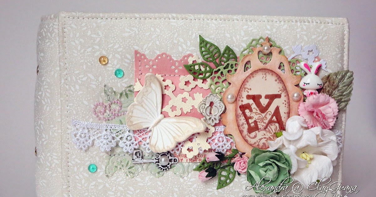 *ClayGuana Mini Album with a Fabric Cover