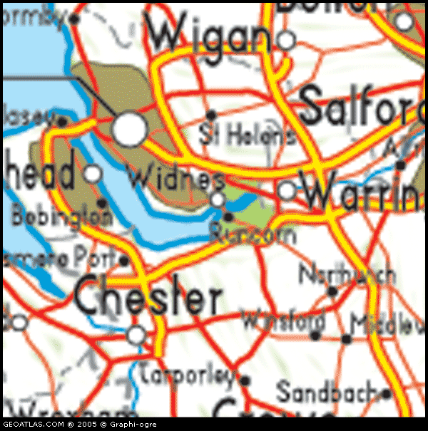 Halton Political Regional Map United Kingdom Map Regional City Province