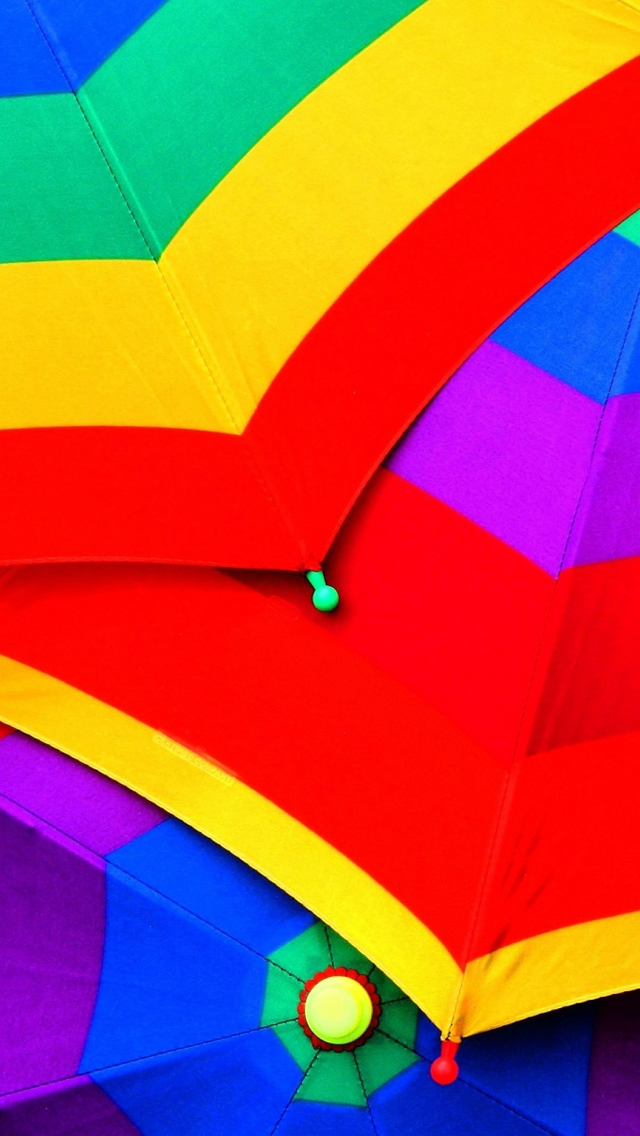 スマホ壁紙box カラフルな傘の壁紙