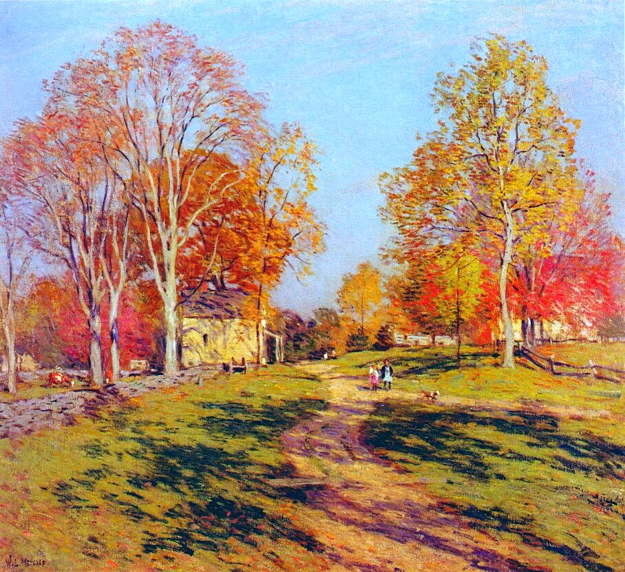 Willard Leroy Metcalf The Ten American painters Group Tutt'Art