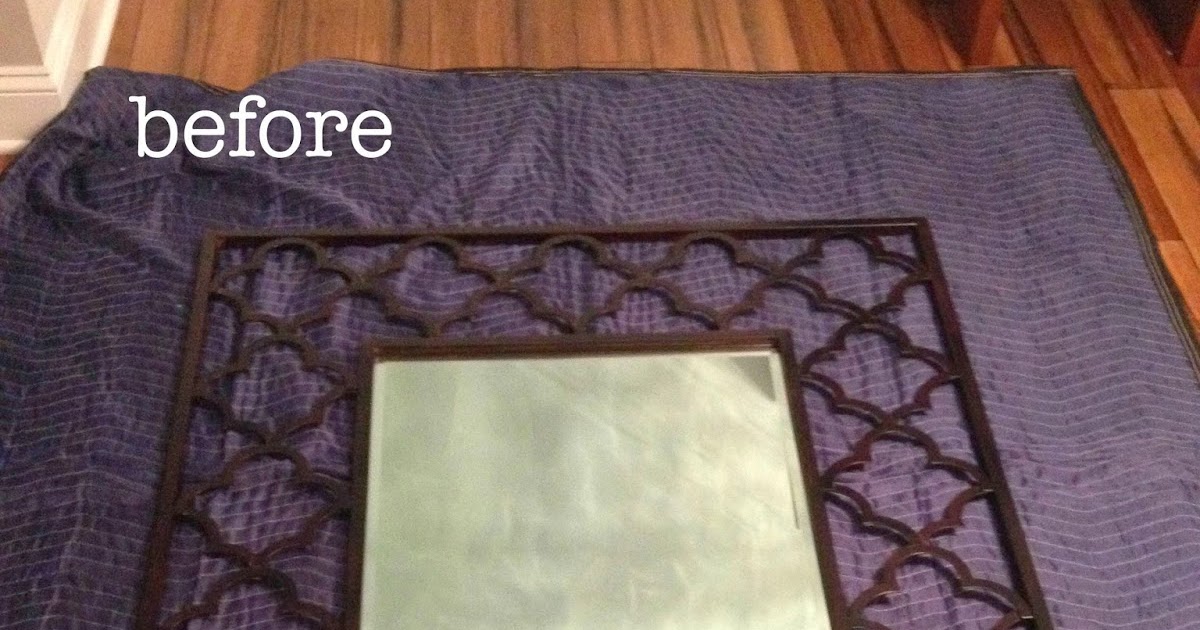 Pretty Distressed Don't Lose It, Reuse It Mirror Refinish