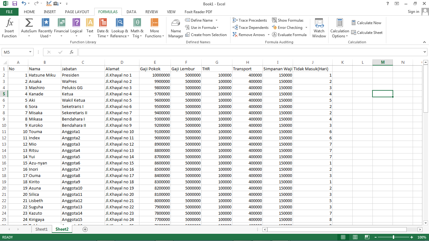 Cara Membuat Mail Merge Pada Ms Excel