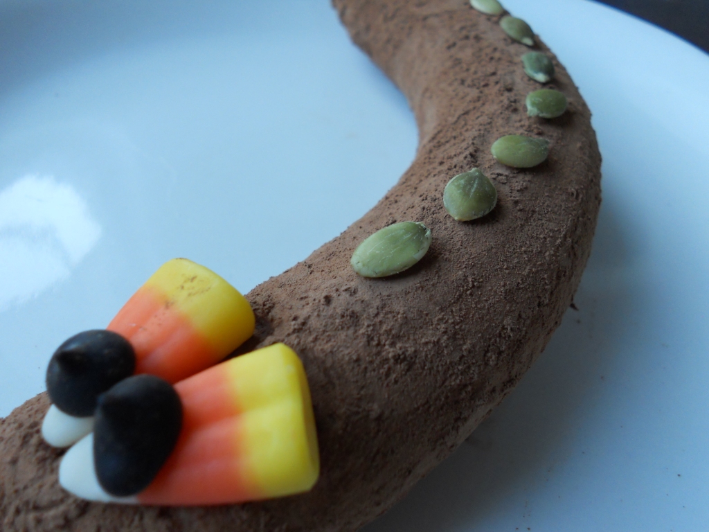 Snacking Squirrel Chocolate Banana Snake Snack