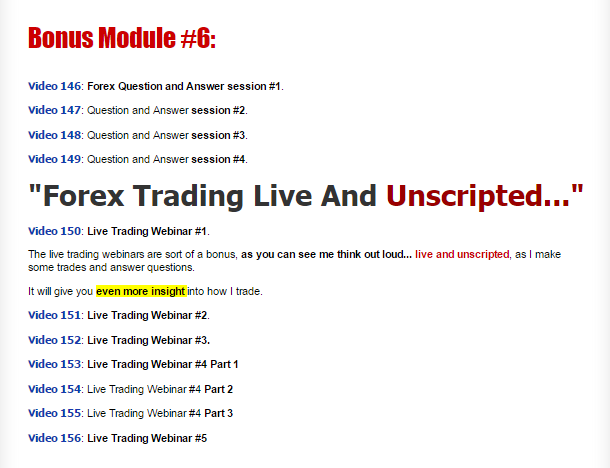 the forex daily trading system course
