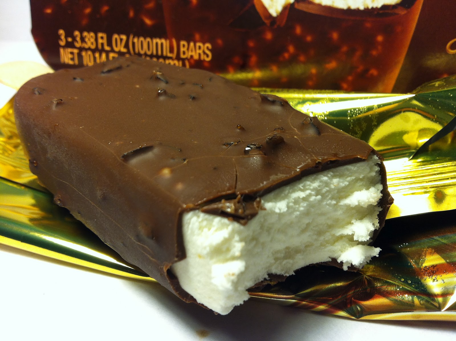 Crazy Food Dude Review Magnum Mint Ice Cream Bar