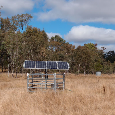 eight acres: our solar bore pump project