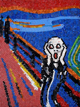 Egar Murillo "el grito de Munch"