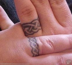 Wedding Ring Finger Tattoos Designs